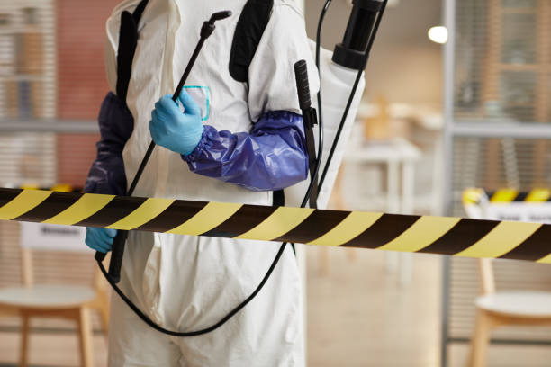 Professional Blood Cleanup technician working in Milford, IN